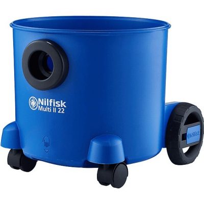 Aspirador sin bolsa - NILFISK 208415718, 1200 W, Potencia de succión 270 W, Depósito 22.0 l, Inox