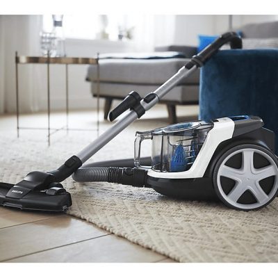 Aspirador sin bolsa - PHILIPS 3000 series FC9332/09, 650 W, Potencia de succión 16,8 kPa, Depósito 1,5 l, Negro, Azul, Gris, Blanco