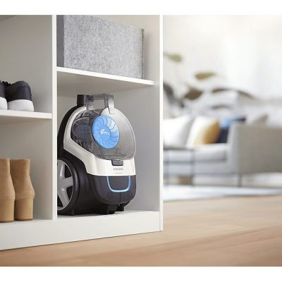 Aspirador sin bolsa - PHILIPS 3000 series FC9332/09, 650 W, Potencia de succión 16,8 kPa, Depósito 1,5 l, Negro, Azul, Gris, Blanco