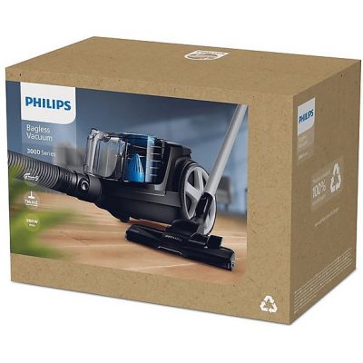 Aspirador sin bolsa - PHILIPS FC9331/09, 900 W, Depósito 1,5 l, Negro