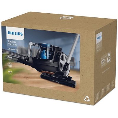 Aspirador sin bolsa - PHILIPS FC9331/09, 900 W, Depósito 1,5 l, Negro