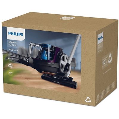 Aspirador sin bolsa - PHILIPS FC9333/09, 900 W, Depósito 1,5 l, Negro