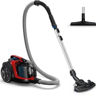 Aspirador sin bolsa - PHILIPS FC9729/09, 900 W, Potencia de succión 420 AirWatt, Depósito 2 l, Rojo