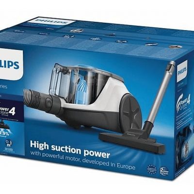 Aspirador sin bolsa - PHILIPS XB2122/09, 850 W, Potencia de succión 750 W, Depósito 1,3 l, Blanco