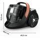 Aspirador sin bolsa - ROWENTA Green Force  Cyclonic Effitech RO7C30, 500 W, Depósito 2,5 l, Negro, Naranja