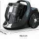 Aspirador sin bolsa - Rowenta Green Force Cyclonic Effitech+ RO7C71, 900W, 2.5 L, Filtración HEPA, Radio Acción 9 m, 66 dB(A), Kit hogar y coche, Azul
