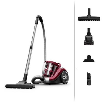 Aspirador sin bolsa - ROWENTA RO4B63EA, 900,00 W, Potencia de succión 750 W, Depósito 2,50 l, Rojo