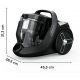 Aspirador sin bolsa - ROWENTA RO7C36, 500 W, Depósito 2,5 l, Black