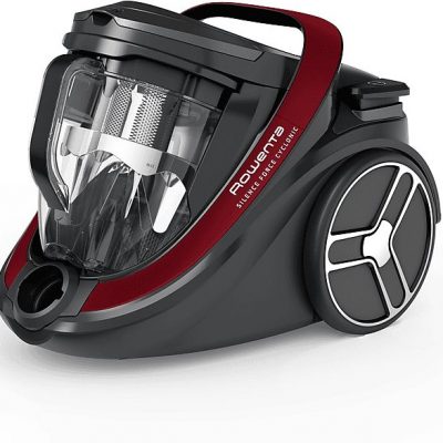 Aspirador sin bolsa - ROWENTA Silence Force RO7933, 500 W, Depósito 2,5 l, Red, Black