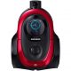 Aspirador sin bolsa - SAMSUNG VC07M2110SR, 700 W, Potencia de succión 180 AirWatt, Depósito 1,5 l, Negro, Rojo