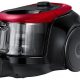 Aspirador sin bolsa - SAMSUNG VC07M2110SR, 700 W, Potencia de succión 180 AirWatt, Depósito 1,5 l, Negro, Rojo