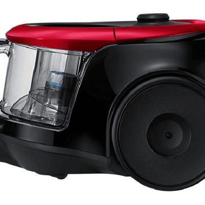 Aspirador sin bolsa - SAMSUNG VC07M2110SR, 700 W, Potencia de succión 180 AirWatt, Depósito 1,5 l, Negro, Rojo