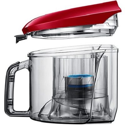 Aspirador sin bolsa - SAMSUNG VC07M2110SR, 700 W, Potencia de succión 180 AirWatt, Depósito 1,5 l, Negro, Rojo