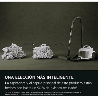 Aspiradora sin bolsa - AEG AL51C1LDB, 1000 W, Depósito 2 l, Azul
