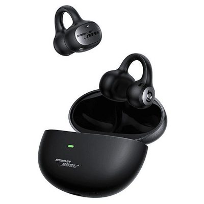 Auriculares conducción de aire - Baseus Inspire XC1 Sound By Bose, 40 h de autonomía, Cancelación de ruido, Sonido inmersivo Dolby Spatial, Negro