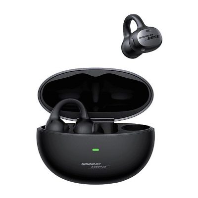 Auriculares conducción de aire - Baseus Inspire XC1 Sound By Bose, 40 h de autonomía, Cancelación de ruido, Sonido inmersivo Dolby Spatial, Negro