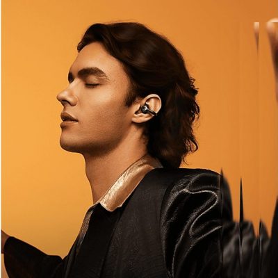 Auriculares conducción de aire - Baseus Inspire XC1 Sound By Bose, 40 h de autonomía, Cancelación de ruido, Sonido inmersivo Dolby Spatial, Negro