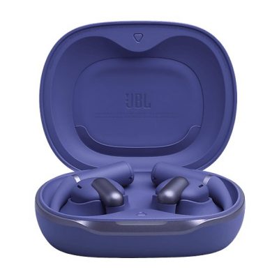 Auriculares conducción de aire - JBL Sense Pro, 38h Autonomía, Open-ear, Gancho Ajustable, 4 Micrófonos, Azul