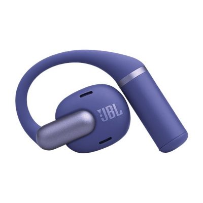 Auriculares conducción de aire - JBL Sense Pro, 38h Autonomía, Open-ear, Gancho Ajustable, 4 Micrófonos, Azul