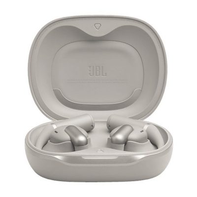 Auriculares conducción de aire - JBL Sense Pro, 38h Autonomía, Open-ear, Gancho Ajustable, 4 Micrófonos, Gris