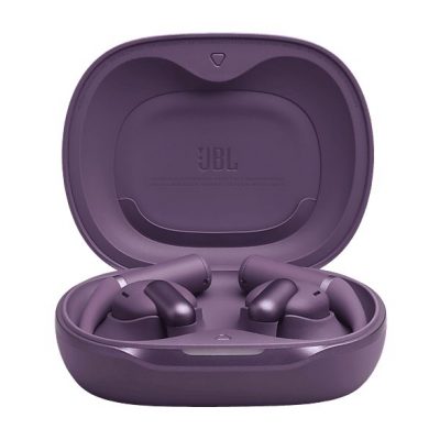 Auriculares conducción de aire - JBL Sense Pro, 38h Autonomía, Open-ear, Gancho Ajustable, 4 Micrófonos, Morado