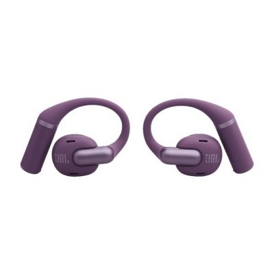 Auriculares conducción de aire - JBL Sense Pro, 38h Autonomía, Open-ear, Gancho Ajustable, 4 Micrófonos, Morado