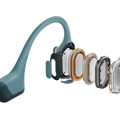 Auriculares conducción ósea  - OpenRun Pro SHOKZ, Control remoto, Bluetooth, Blue