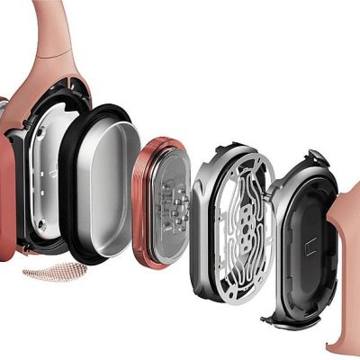 Auriculares conducción ósea  - OpenRun Pro SHOKZ, Control remoto, Bluetooth, Pink
