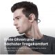Auriculares conducción ósea  - OPENRUN SHOKZ, Control remoto, Bluetooth, Negro