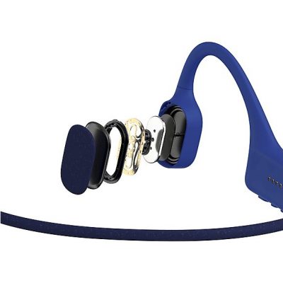 Auriculares conducción ósea  - OpenSwim SHOKZ, Banda para el cuello, Bluetooth, Azul