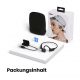 Auriculares conducción ósea  - OpenSwim SHOKZ, Control remoto, Bluetooth, Negro