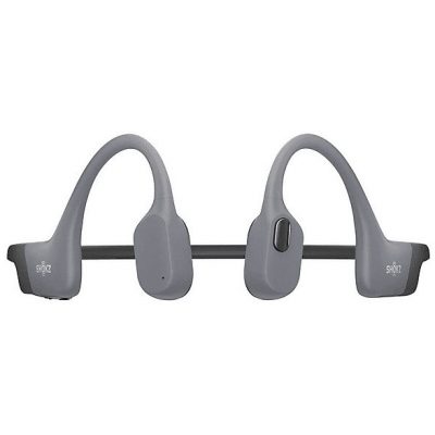 Auriculares conducción ósea - Shokz OpenSwim Pro, Banda para el cuello, Bluetooth/MP3, Carga por USB-C, IP68, Gris