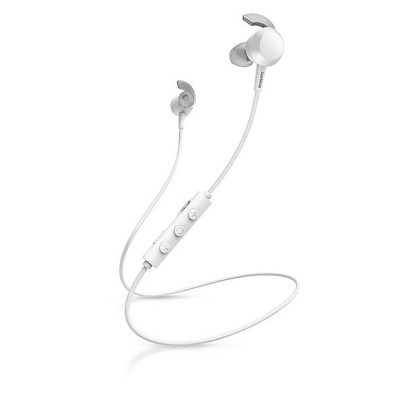 Auriculares de botón  - E4205WT/00 PHILIPS, Intraurales, Bluetooth, Blanco