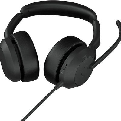 Auriculares de diadema con cable  - 25069-989-899 JABRA, Circumaurales, Negro