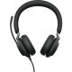 Auriculares de diadema con cable  - Evolve2 40 SE JABRA, Circumaurales, Black
