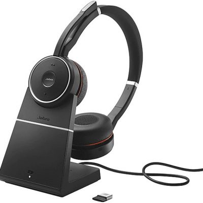 Auriculares de oficina  - Evolve 75 JABRA, Circumaurales, Bluetooth, Negro