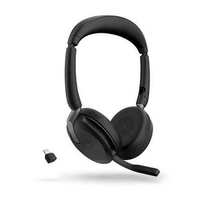 Auriculares de oficina  - Evolve2 65 Flex JABRA, Circumaurales, Bluetooth, Black