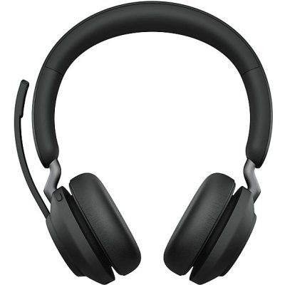 Auriculares de oficina  - Evolve2 65, MS Stereo JABRA, Circumaurales, Bluetooth, Negro