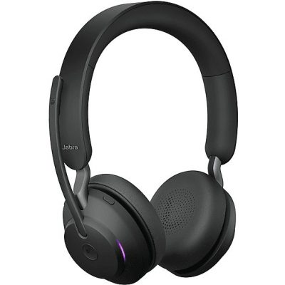 Auriculares de oficina  - Evolve2 65, MS Stereo JABRA, Circumaurales, Bluetooth, Negro