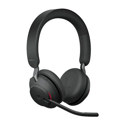 Auriculares de oficina  - Evolve2 65, MS Stereo JABRA, Circumaurales, Bluetooth, Negro
