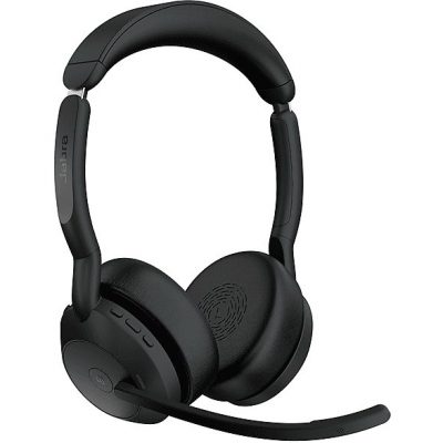 Auriculares de oficina  - Jabra Evolve2 55 JABRA, Circumaurales, Bluetooth, Black