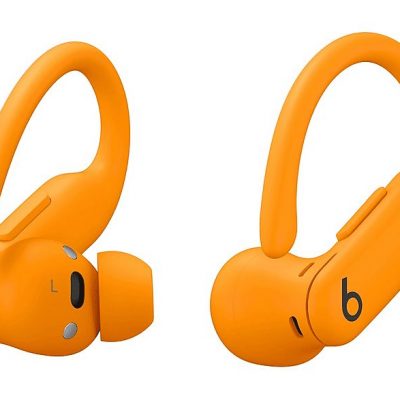 Auriculares deportivos - Powerbeats Pro 2, Auriculares de alto rendimiento, Chip H2 Apple, Cancelación de ruido, Frecuencia cardíaca, Naranja