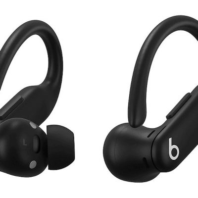 Auriculares deportivos - Powerbeats Pro 2, Auriculares de alto rendimiento, Chip H2 Apple, Cancelación de ruido, Frecuencia cardíaca, Negro azabache