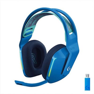 Auriculares Gaming  - 981-000943 LOGITECH, Circumaurales, Bluetooth, Azul