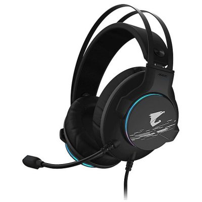 Auriculares gaming  - AORUS H1 GIGABYTE, Circumaurales, Negro