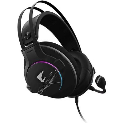 Auriculares gaming  - AORUS H1 GIGABYTE, Circumaurales, Negro