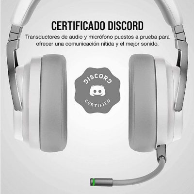 Auriculares Gaming  - CA-9011186-EU CORSAIR, Circumaurales, Blanco