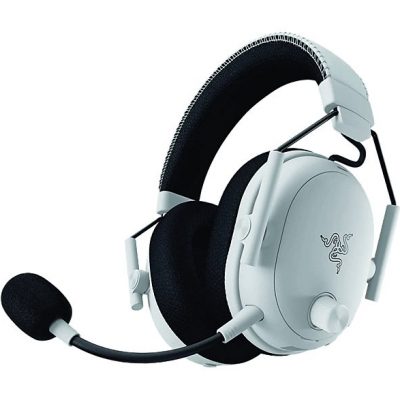 Auriculares gaming - Razer BlackShark V3 Pro, Circumaurales, Bluetooth, Micrófono, 70h Autonomía, Cancelación Activa de Ruido Híbrida, Blanco