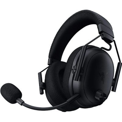 Auriculares gaming - Razer BlackShark V3 Pro, Circumaurales, Bluetooth, Micrófono, 70h Autonomía, Cancelación Activa de Ruido Híbrida, Negro