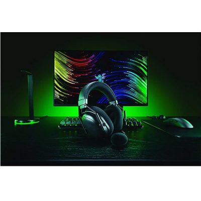 Auriculares gaming - Razer BlackShark V3 Pro, Circumaurales, Bluetooth, Micrófono, 70h Autonomía, Cancelación Activa de Ruido Híbrida, Negro